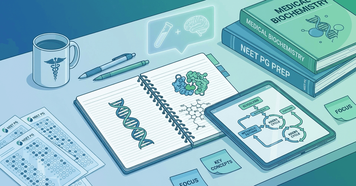 Cover: How to Prepare Biochemistry for NEET PG: High-Yield Topics and Exam Strategy