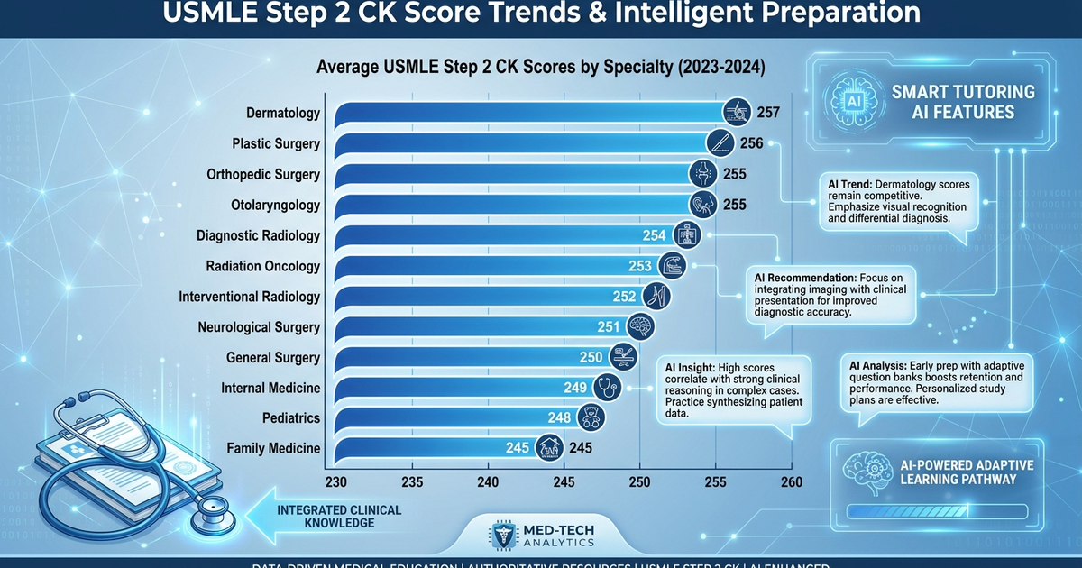 Cover: Average Step 2 Score: How Rezzy Tutor + Explanation Chat Changes USMLE Prep in 2026