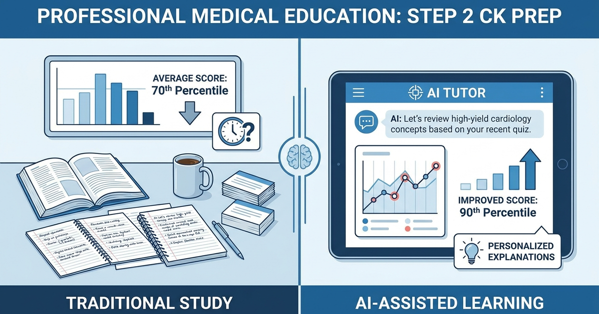 Cover: Average Step 2 Score: How Rezzy Tutor + Explanation Chat Changes USMLE Prep