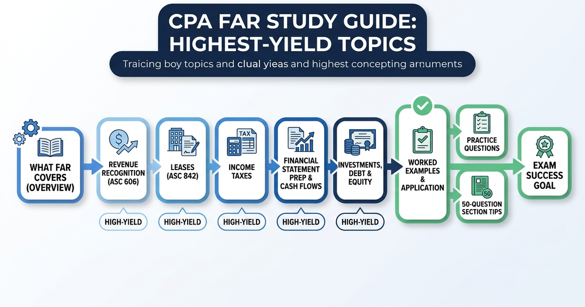 Study Guide Exemple CPA FAR Study Guide: Highest-Yield Topics and Worked Examples