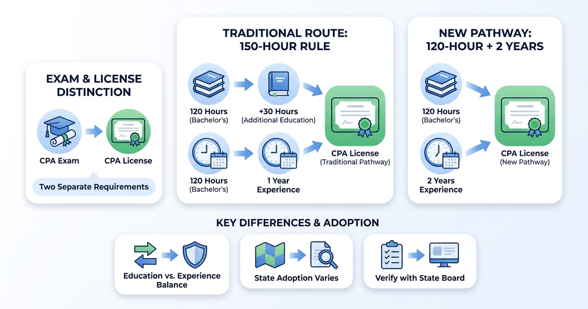 CPA Licensure Requirements in 2026: 150-Hour Rule and New Pathway