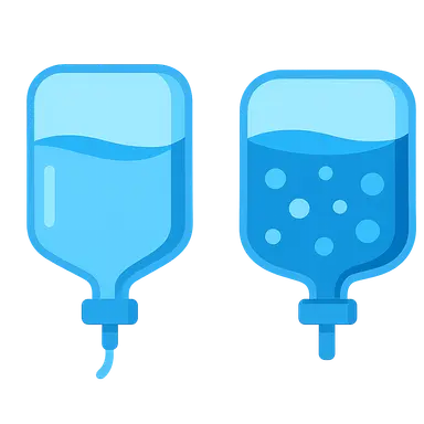 Crystalloid vs. colloid solutions