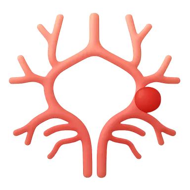 Stroke syndromes by vascular territory