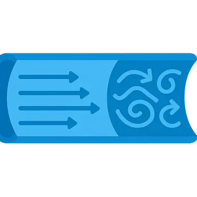Laminar vs. turbulent flow