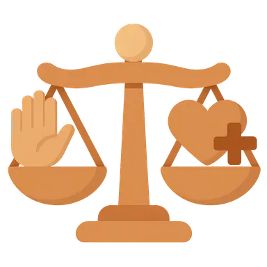 Ethical principles (autonomy, beneficence, non-maleficence, justice)