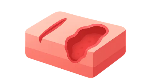 Primary vs. secondary intention