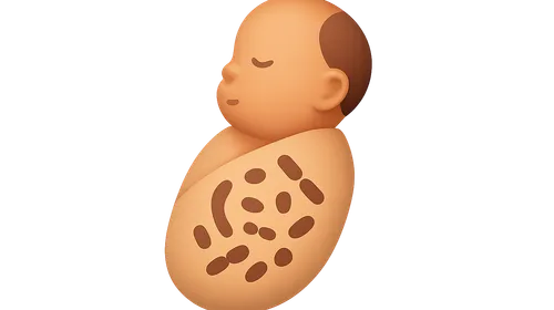 Development of microbiome from birth