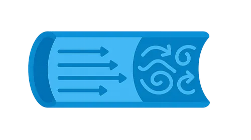Laminar vs. turbulent flow