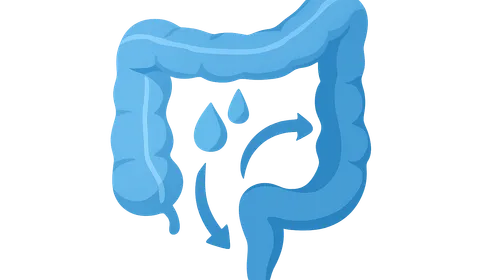 Water and electrolyte handling in GI tract