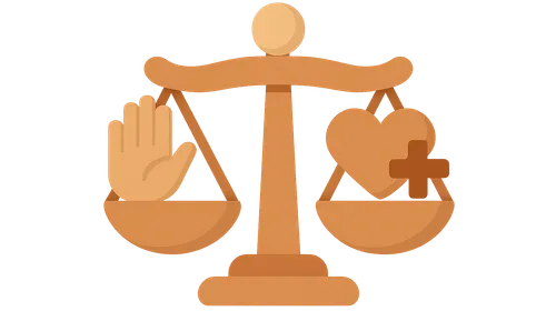 Ethical principles (autonomy, beneficence, non-maleficence, justice)