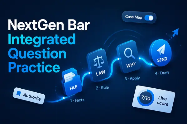 Preview of NextGen Bar Integrated Question Practice
