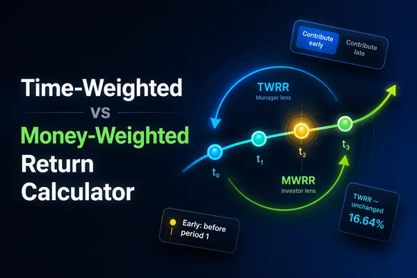 Preview of Time-Weighted vs Money-Weighted Return Calculator