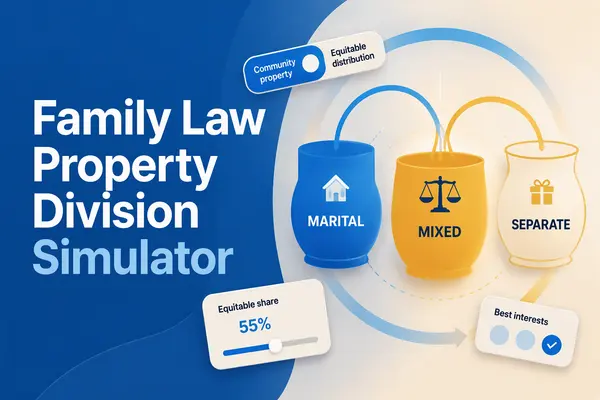 Preview of Family Law Property Division Simulator