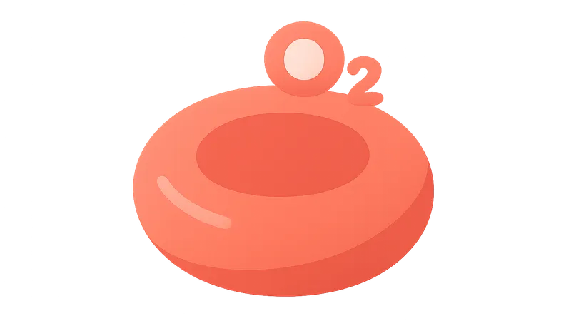 Oxygen transport in blood