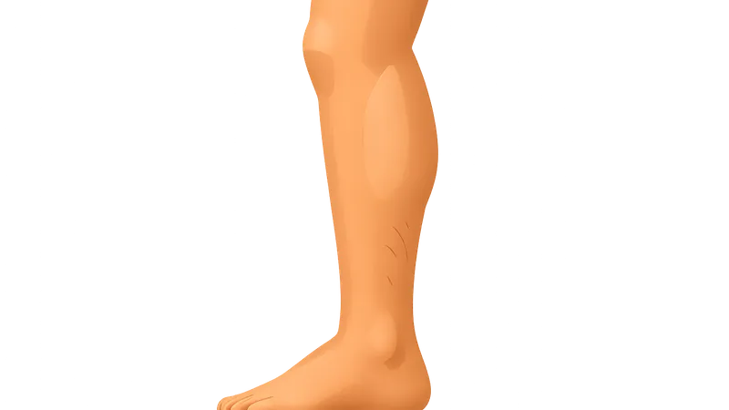 Lower limb surface landmarks
