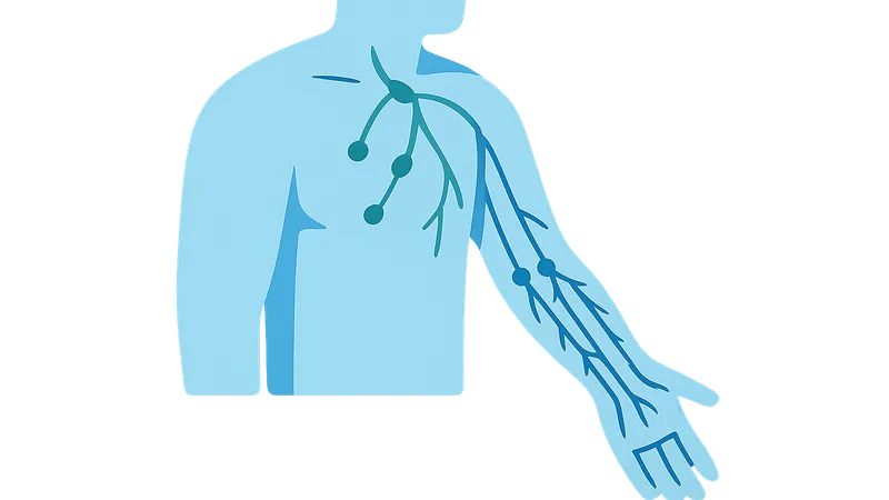Upper limb lymphatic drainage