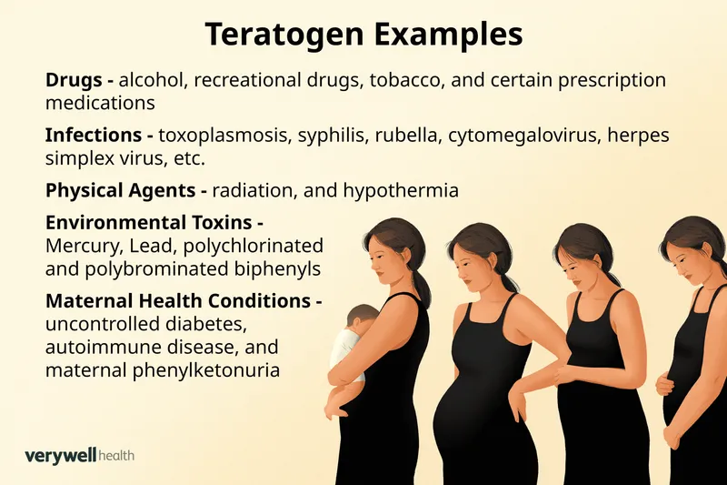 Examples of Teratogens