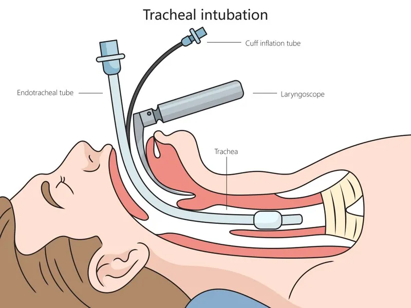 Tracheal Intubation Diagram