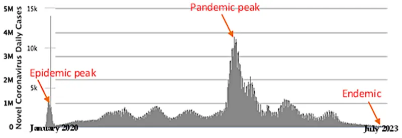 Epidemic, Pandemic, and Endemic Disease Levels