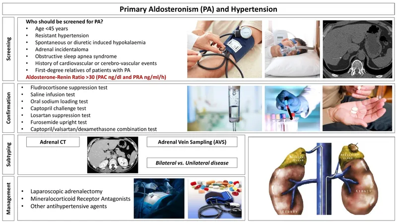 Primary Aldosteronism Screening, Confirmation, Subtyping