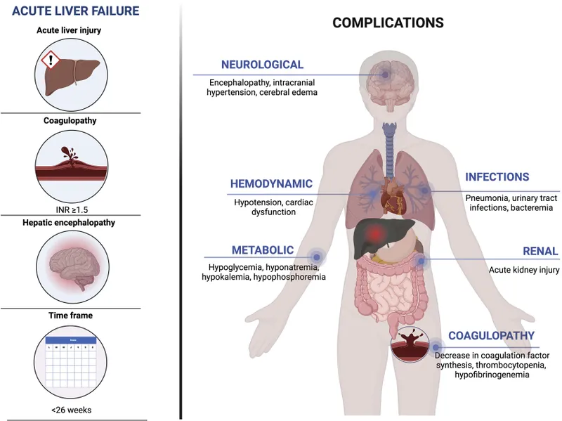 Acute Liver Failure: Complications and Clinical Features