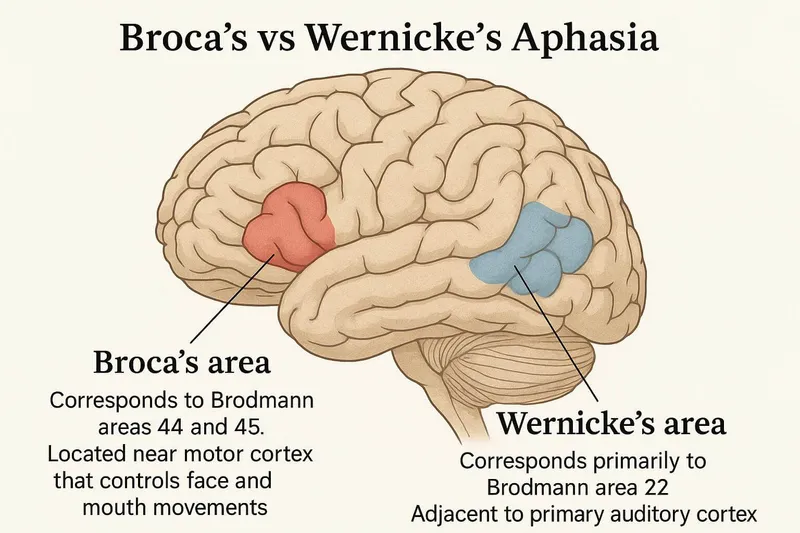 Broca's and Wernicke's Areas in the Brain