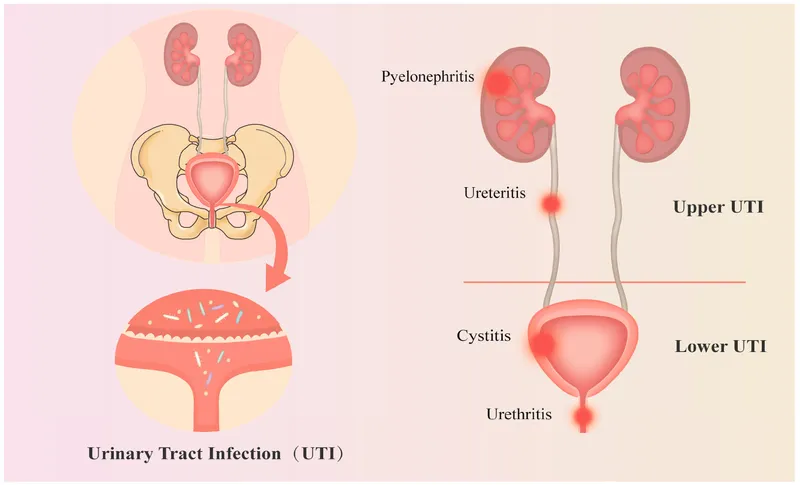 Urinary Tract Infection (UTI) Diagram