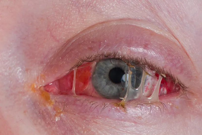 Bacterial Conjunctivitis with Purulent Discharge