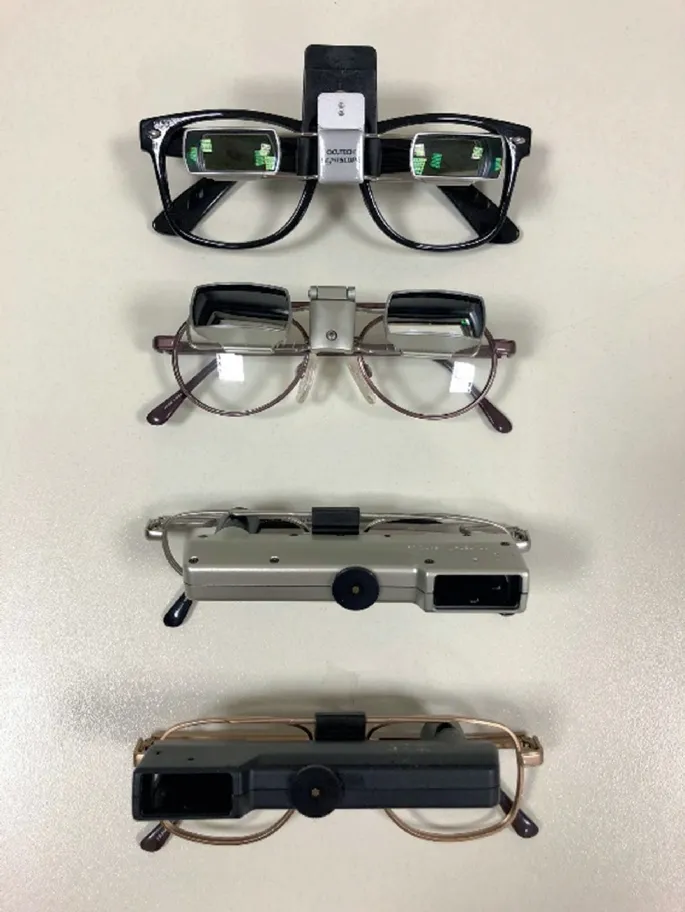 Spectacle-mounted low vision aids