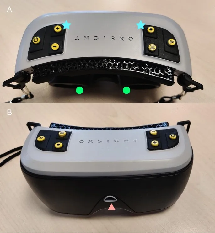 OxSight smart glasses for low vision