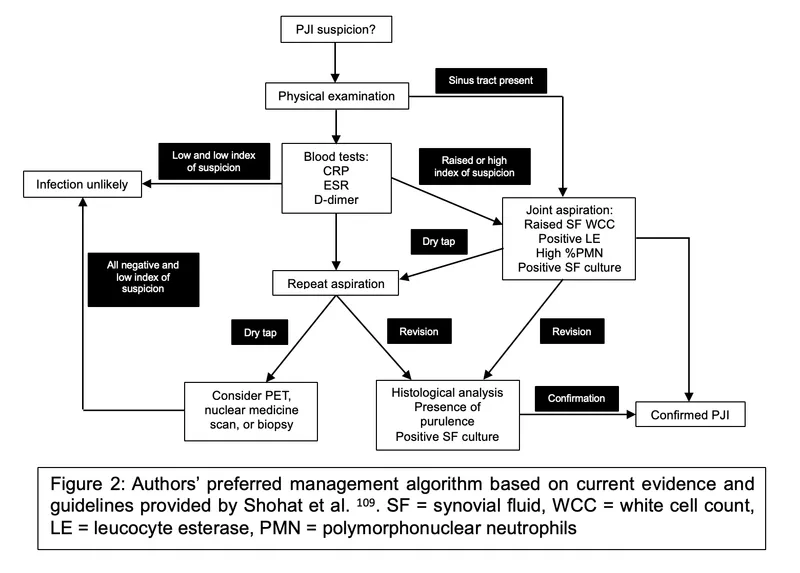 PJI Management Algorithm