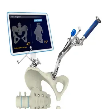 Computer-assisted hip replacement system