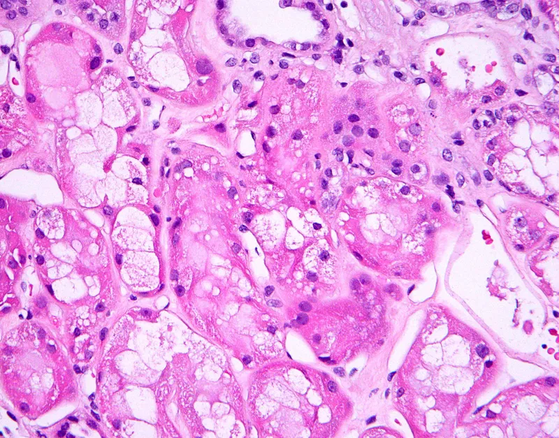 Acute Tubular Necrosis with muddy brown casts