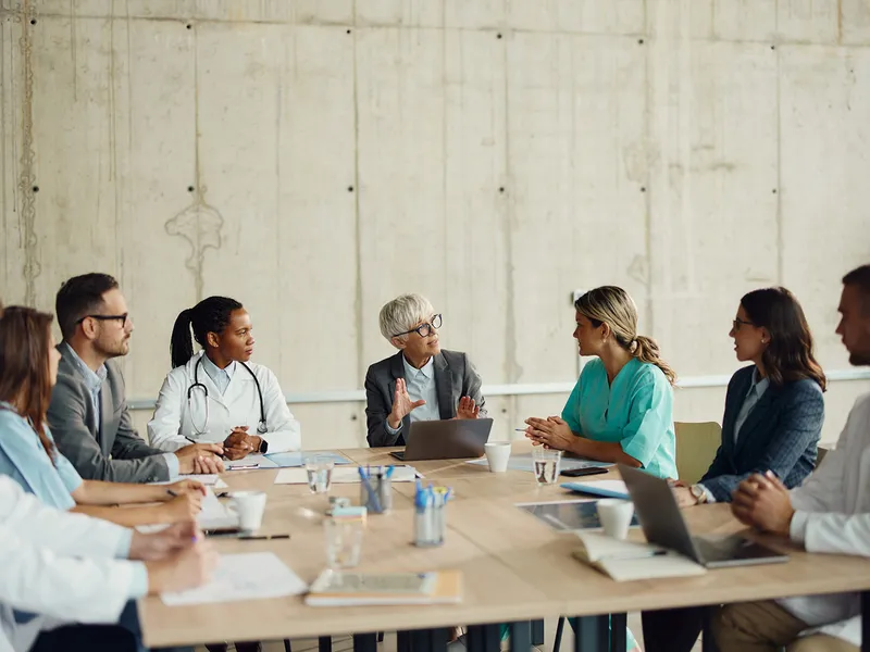 Hospital ethics committee meeting