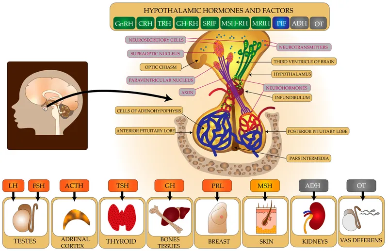 Hypothalamic-Pituitary Axis and Target Organs