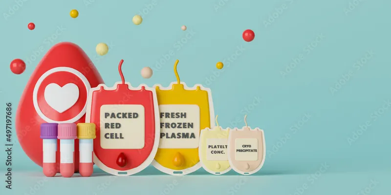 Blood components: Red Cells, FFP, Platelets, Cryo