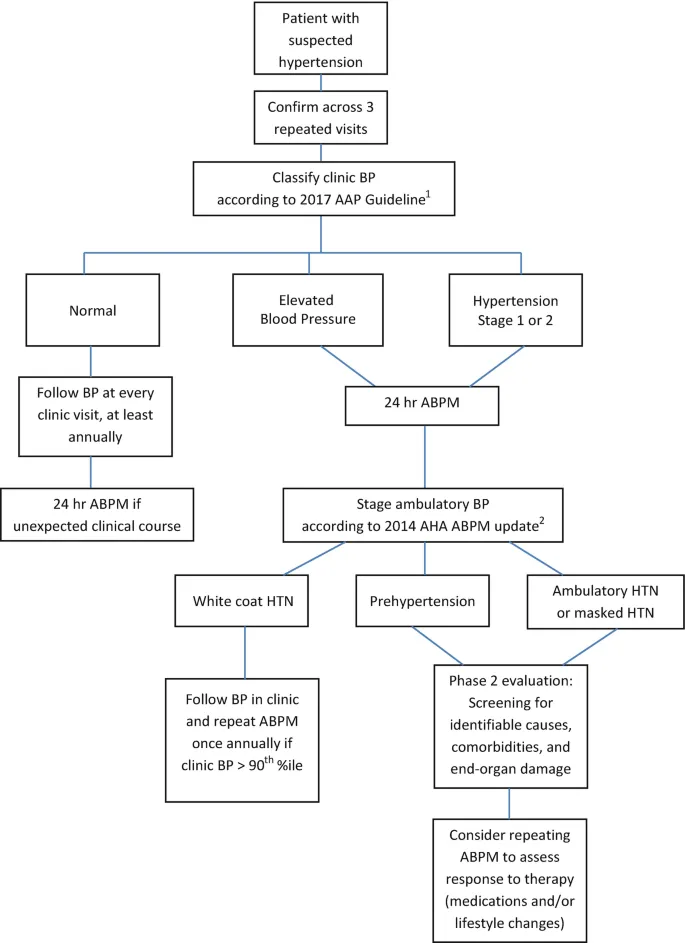 Pediatric Hypertension Diagnosis and Management