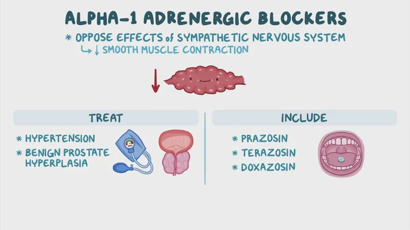 Alpha-1 Adrenergic Blockers: Uses and Examples