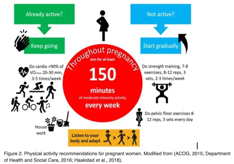 Physical activity recommendations for pregnant women