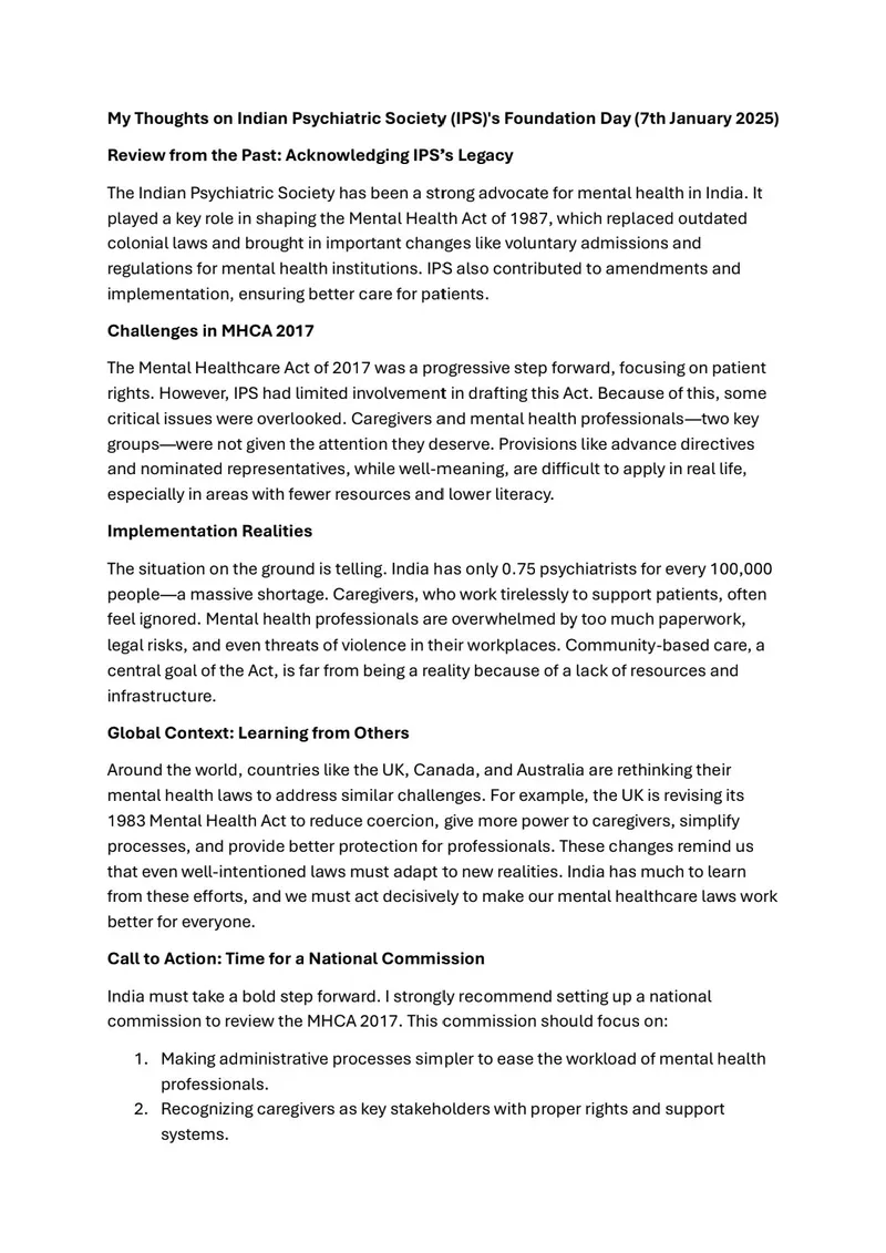 Challenges in India's Mental Healthcare Act 2017