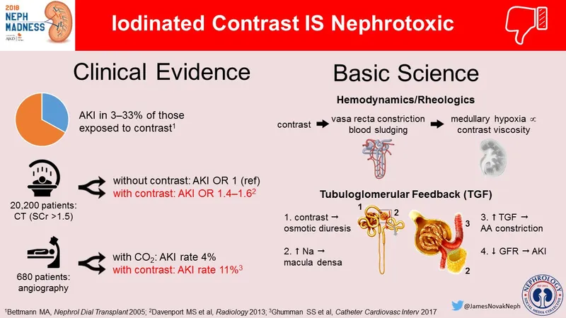 Iodinated Contrast Nephrotoxicity: Clinical & Basic Science