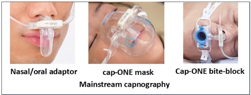 Mainstream capnography adaptors
