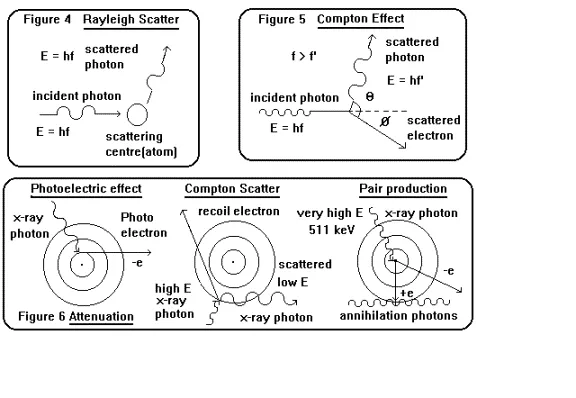 Compton Scattering and Pair Production Diagrams