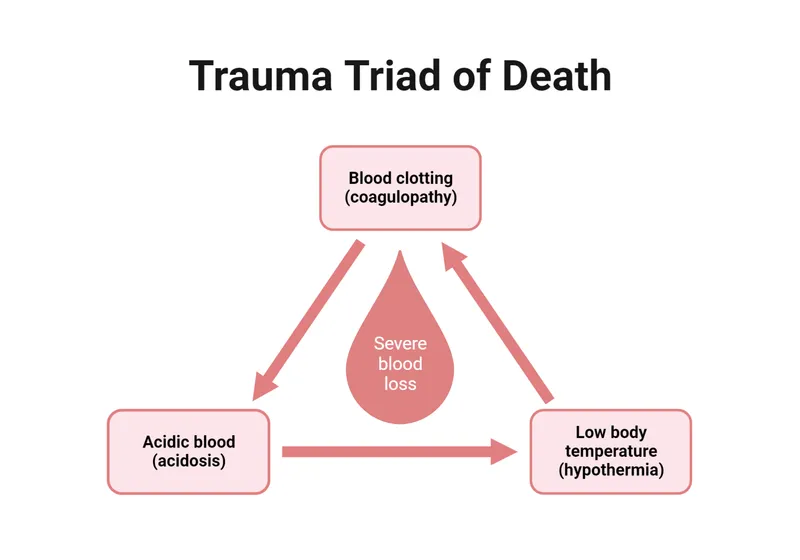 Trauma Triad of Death: Hypothermia, Acidosis, Coagulopathy