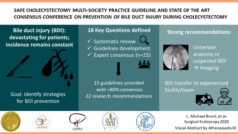Bile duct injury prevention in cholecystectomy