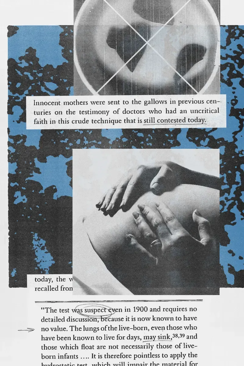 Hydrostatic test in infant forensics