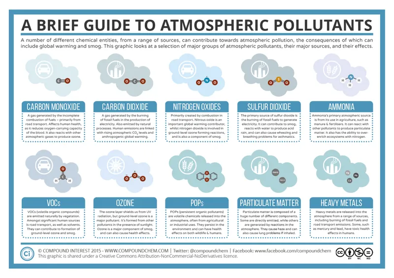 Air pollutants health effects