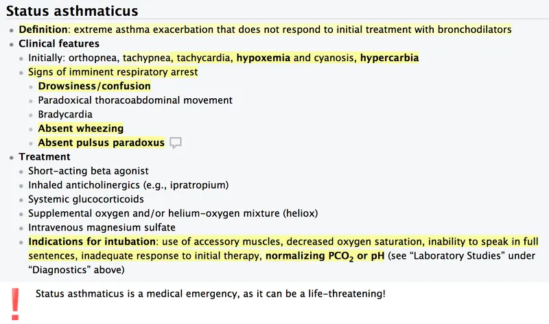 acute asthma exacerbation