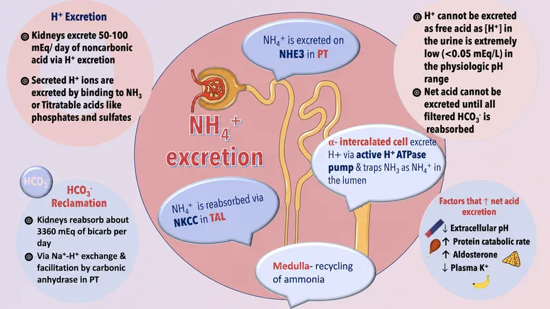 Renal mechanisms of acid-base balance
