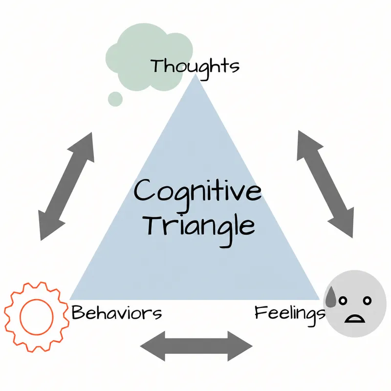 Cognitive Behavioral Therapy (CBT) Triangle
